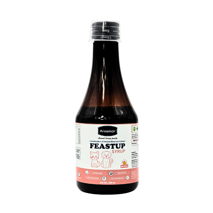 Aniamor Pet Supplements Feastup Syrup 200ml (Appetite Booster)