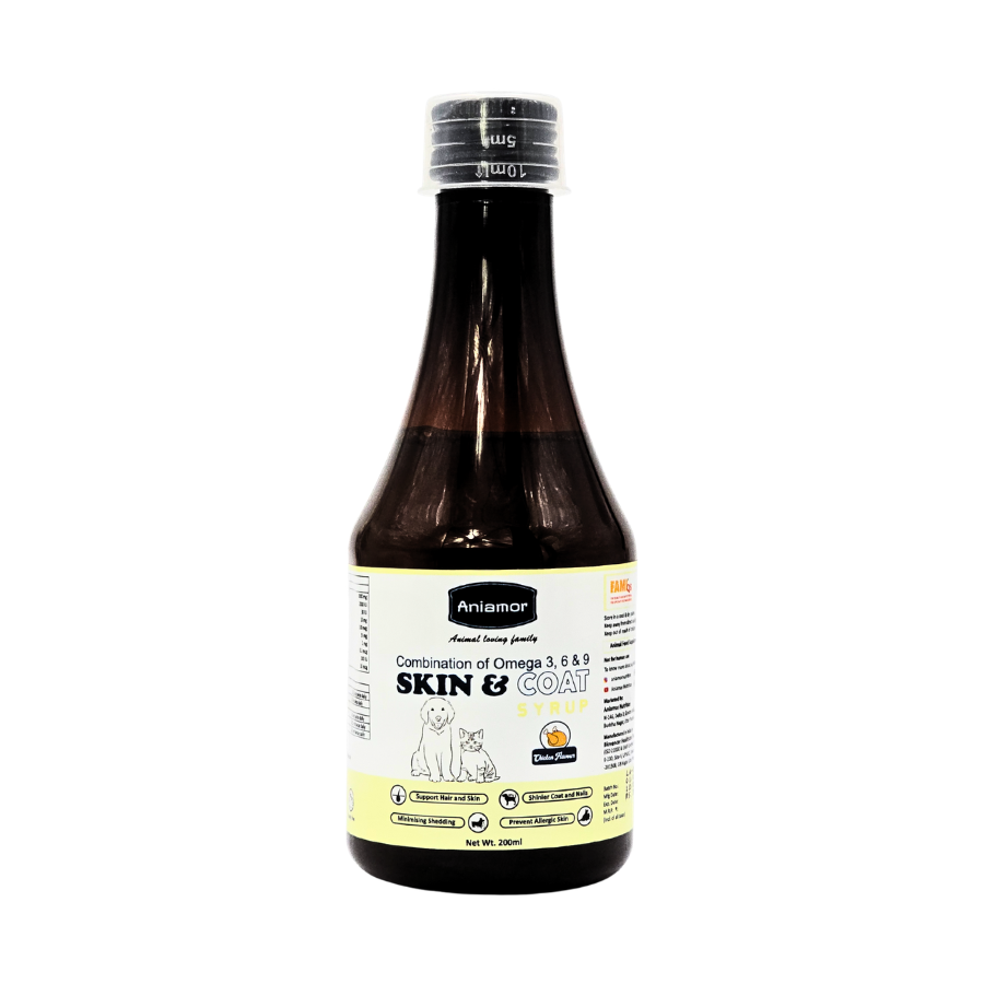 Aniamor Pet Supplements Skin &amp; Coat Syrup 200ml