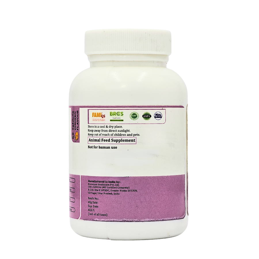 Aniamor Pet Supplements Coprophagia Tablets 60 pcs - Chicken Flavor (Stool-Eating Deterrent)