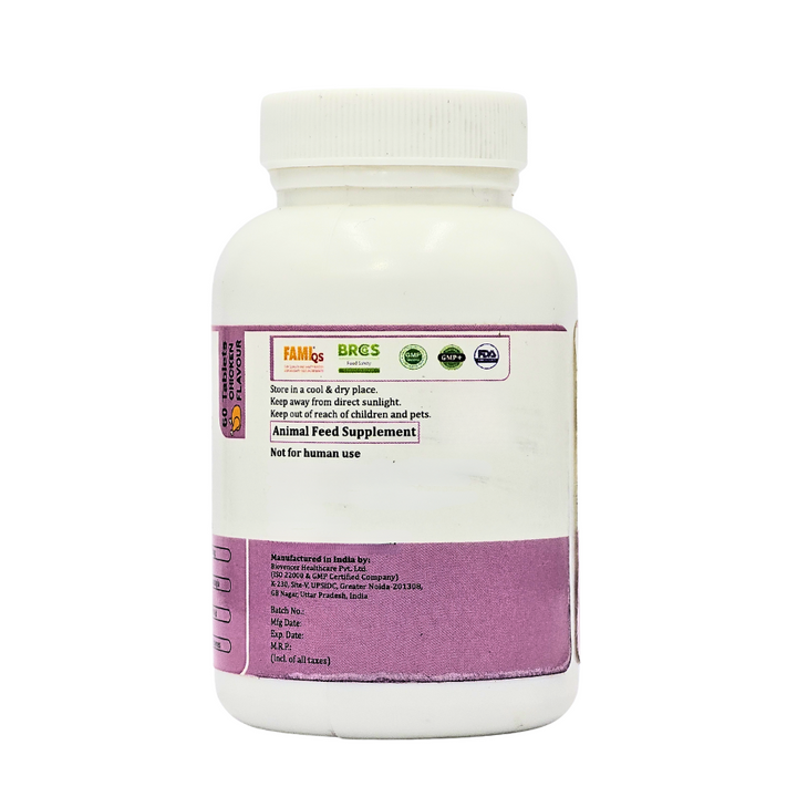 Aniamor Pet Supplements Coprophagia Tablets 60 pcs - Chicken Flavor (Stool-Eating Deterrent)