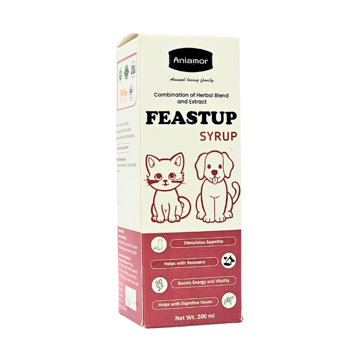 Aniamor Pet Supplements Feastup Syrup 200ml (Appetite Booster)