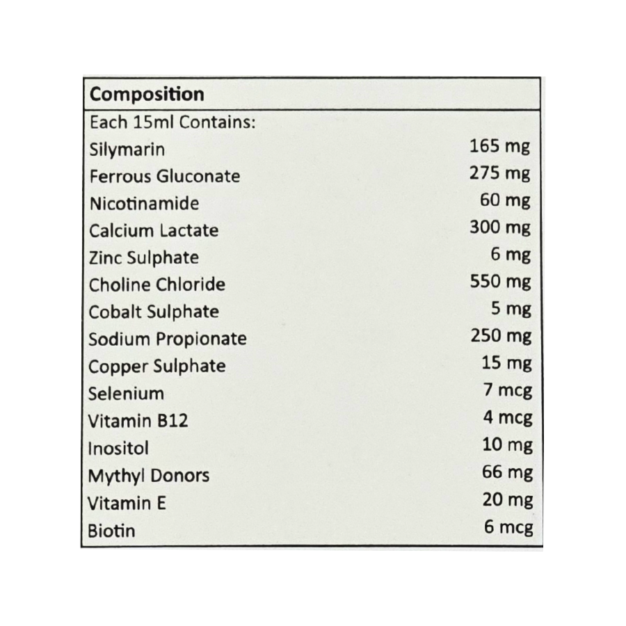 Aniamor Pet Supplements Liver Care Syrup 200ml