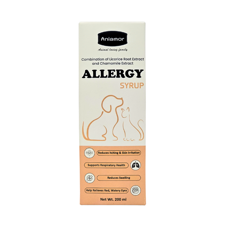 Aniamor Pet Supplements Allergy Syrup 200ml