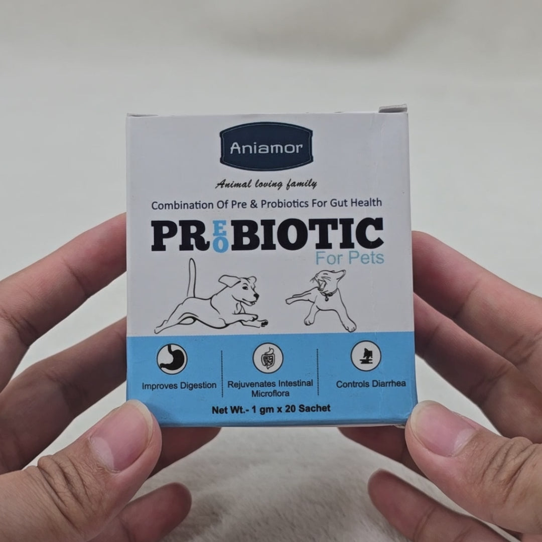 Aniamor Pet Supplements Prebiotic &amp; Probiotic for Pets 1g x 20 sachet