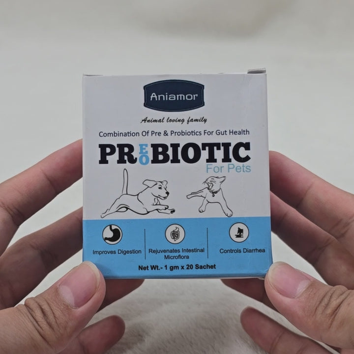 Aniamor Pet Supplements Prebiotic &amp; Probiotic for Pets 1g x 20 sachet